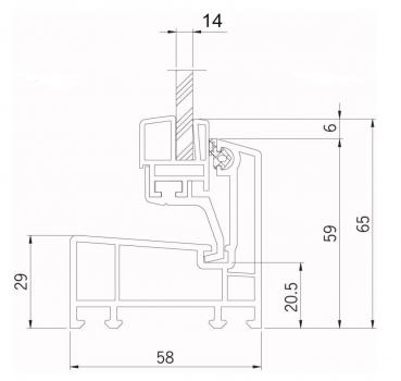 Kellerfenster weiss 60 x 50 cm Isolierverglasung 3.3 incl. Schutzgitter, Insektenschutz, 4 Fensterbauschrauben